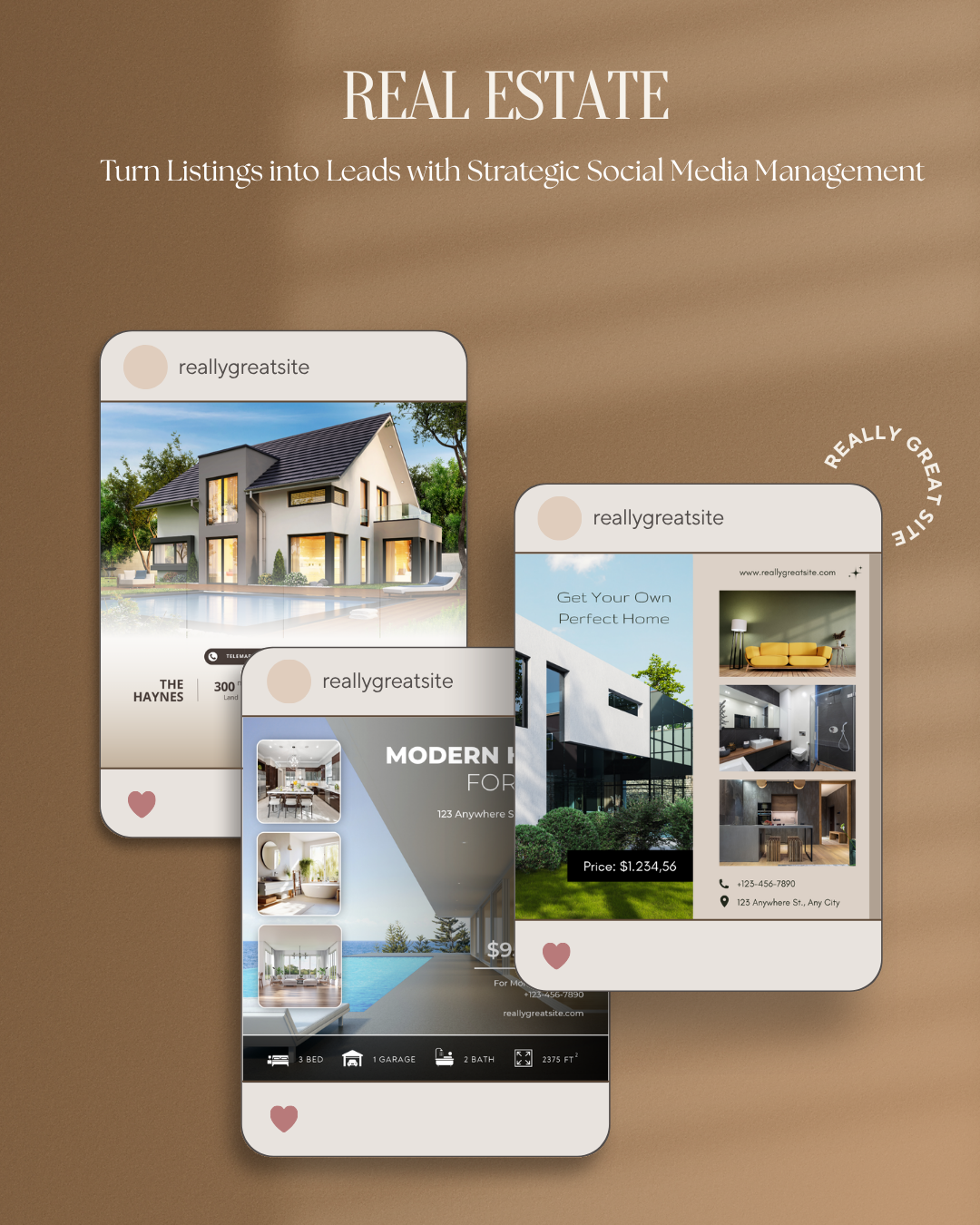 Real Estate Social Media Management